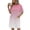 A119 Pink, variant on Women's Summer Ombre Gradient T Shirt Dress Knee Length Crew Neck Short Sleeve Casual Loose Fit Straight Dress with Pockets Lightweight Breathable Travel Beach Dress
