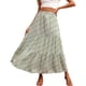 thumbnail image 2 of Faldas de cintura elástica con volantes fruncidos informales con estampado de moda para mujer Wmkox8yi FGJ2090, 2 of 9