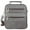 Grey Large, variant on Cowhide Leather Men's Messenger Crossbody w Top Handle & Removable CB Strap