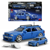 Mattel Brick Shop Hot Wheels '94 Audi Avant RS2 Building Toy Kit (253 Pieces), for Collectors