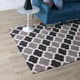 thumbnail image 6 of Modway Lida Moroccan Trellis 8' x 10' Area Rug in Charcoal and Black, 6 of 6