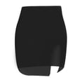 thumbnail image 5 of EYNMVR Womens Mesh Sheer High Waisted Swimsuit Ruched Bathing Suit Wrap Swim Skirt Cover Up Bikini Bottoms, 5 of 5