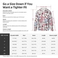 thumbnail image 5 of Pofeuu Abstract Floral Print Sun Protection Outdoor Lightweight Full Zip UV Cooling Hoodie Long Sleeve Summer Clothing for Outdoor Hiking-X-Large, 5 of 5