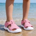 thumbnail image 2 of uikmnh Kids Closed-Toe Sport Sandals Adjustable Strap Water Shoes for Boys and Girls Outdoor Activities Size:18-24 Months, 2 of 5