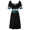thumbnail image 4 of Newport Cigarettes Vestido de manga corta vestidos para mujer Vestido de verano para mujer, 4 of 6