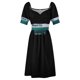 thumbnail image 4 of Newport Cigarettes Vestido de manga corta vestidos para mujer Vestido de verano para mujer, 4 of 6