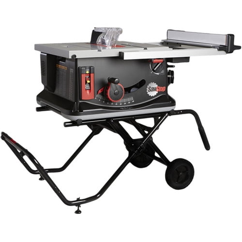 SawStop JSS-MCA 120V 1.5 HP 15 Amp 10 in. Jobsite Portable Table Saw with Stand by SAWSTOP