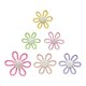 thumbnail image 4 of 6 piezas de flores de margarita tejidas para decoración de pared, ideal para cumpleaños, baby shower Estilo B, 4 of 9