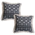 thumbnail image 1 of Fundas de almohada con borlas de 18 x 18 pulgadas, fundas de almohada de jacquard suave para decoraciones de otoño, funda de cojín para sofá, silla, dormitorio, 1 of 5