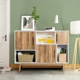 thumbnail image 4 of Gymax Buffet Bahut Armoire de Rangement avec Compartiments de Rangement Buffet Meuble Télé Café, 4 of 10