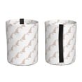thumbnail image 2 of Kdxio Leopard Print Car Trash Can Garbage Car Accessories Trash Can Car Waste Bin for for Driver and Passenger Any Vehicle, 2 of 7