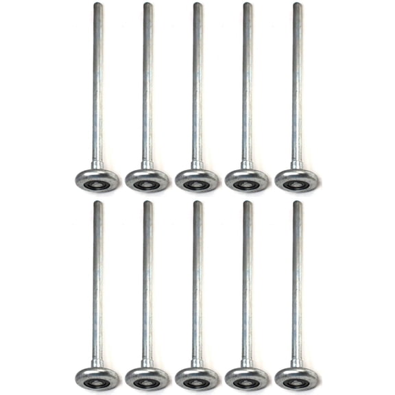 Commercia1 Garage Door 2" Steel Rollers 9" Stem 10 Ball Bearing Heavy Duty (10)