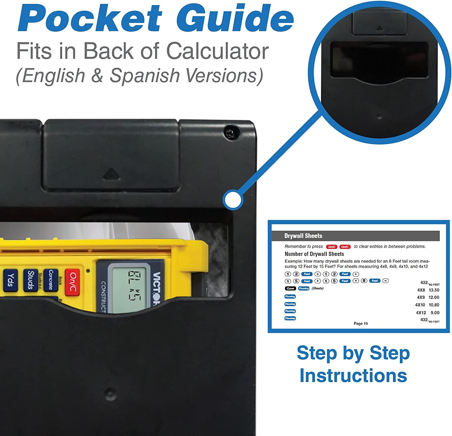 C5000 Construction Materials Calculator with Protective Case