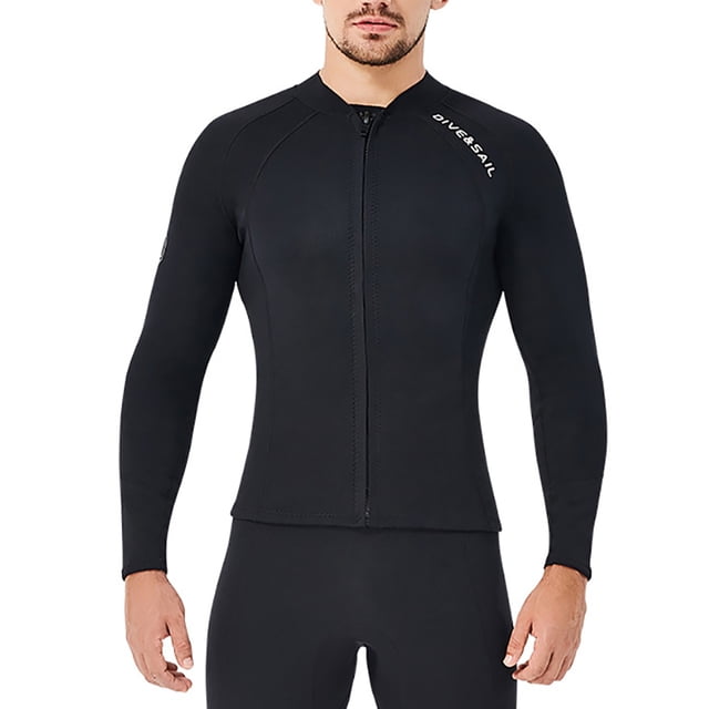 Vela de buceo 2mm Tops de traje de neopreno TV Thermal Tits UV Protección de UV Buceo Trajes de buceo tamaño grande Traje de surf para Agujeros Aeróbicos Snorkeling XXL Eigraketly OD003293-05