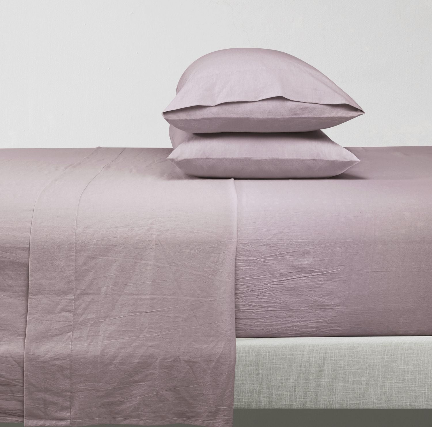 Cotton Solid Prewashed sheet Set