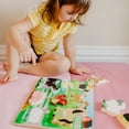thumbnail image 6 of Melissa & Doug Wooden 8-Piece Farm Animals Chunky Puzzle, 6 of 8