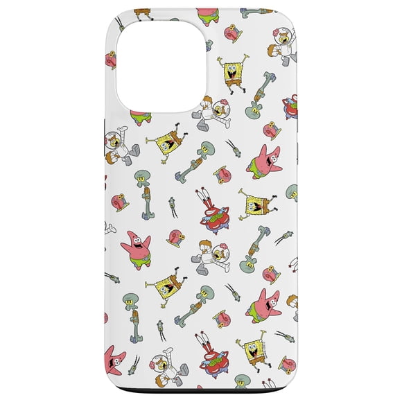 Funda de teléfono SPONGEBOB SQUAREPANTS Character Toss Up para iPhone 13 Pro Max
