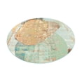 thumbnail image 3 of Unique Loom Outdoor Modern Collection Area Rug - Sepia (6' 1" Round Multi/Blue), 3 of 8