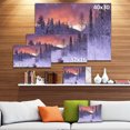 thumbnail image 3 of Finnish Lapland Trees in Winter - Landscape Canvas Art Print, 3 of 4