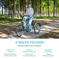 thumbnail image 6 of 26" 7 Speed Front Suspension Fork Dual Chain Electric Tricycle 350W 3 Wheel Bike with 48V 13Ah Battery UL 2271 Aqua, 6 of 14