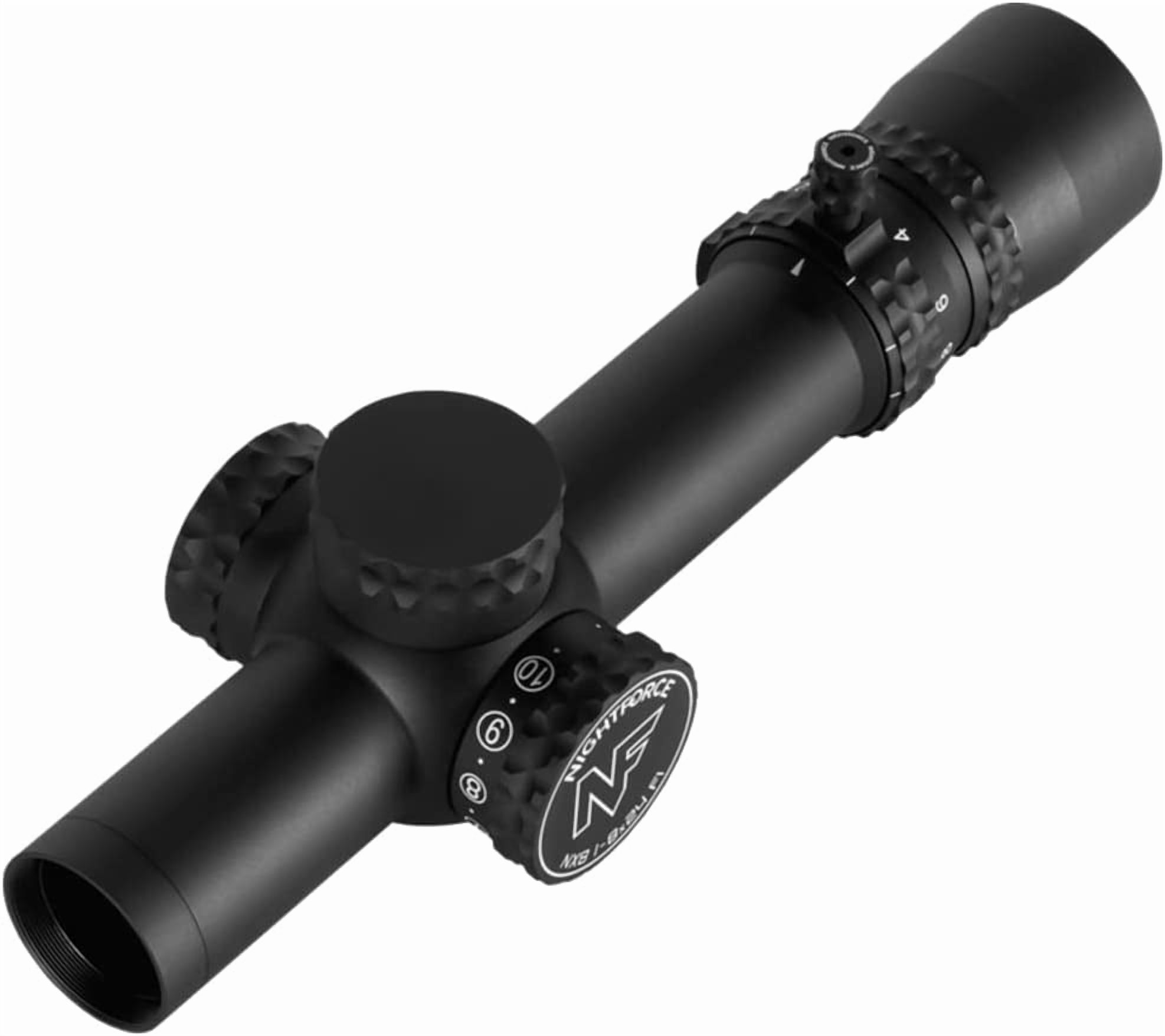 NIGHTFORCE NX8 m F1 Capped 30mm Tube Hunting Gun Scope with FC-DMX Reticle Black