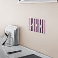 thumbnail image 6 of Dailycode Light Switch Plate Covers 2 Gang Wall Plate Plastics Outlet Covers for Kitchen Home Office Decor Aubergine and White Stripes, 6 of 8