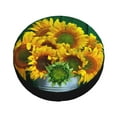 thumbnail image 3 of Easygdp Sunflowers In Bucket Wheel Sun Guard, Spare Tire Cover,Universal Trailer Suv Truck Camper Travel,Easy To Install And Remove -15 Inch, 3 of 9