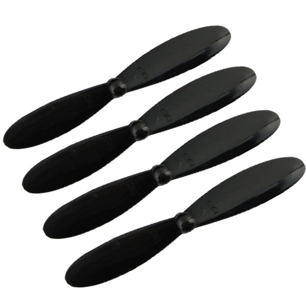 Hélices de 2 pulgadas para cuadricóptero de alto rendimiento (juego de 4), colores vibrantes surtidos Negro