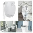 thumbnail image 3 of Yinanstore LED RGB Motion Sensor Activated Toilet Seat Night Light Waterproof Backlight Nightlight Lamp for Bathroom, Home Use, Battery Powered, 3 of 8
