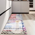 thumbnail image 4 of Pioneer Flower Floral Print Pattern Kitchen Rug Mat,Kitchen Runner Rugs Non Skid Washable,Decorative Kitchen Floor Mats for Kitchen,Sink,Laundry,17"X47", 4 of 5