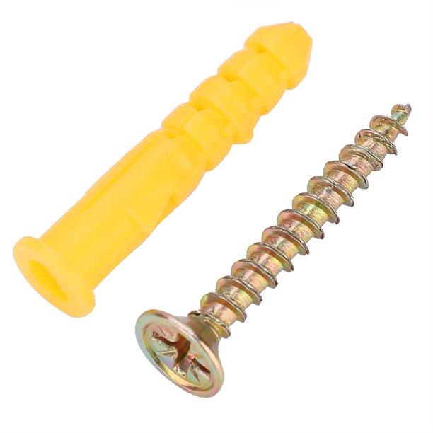 Mgaxyff Wall Expansion Plug,Plastic Expansion Wall Plug Screw Fixings