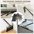 thumbnail image 6 of JEHONN Broom and Dustpan Combo for Home with Long Handle Brown Yellow, 6 of 7