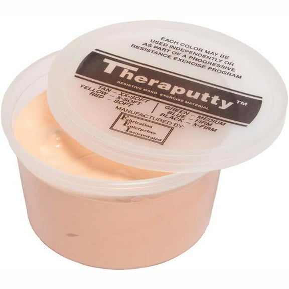 Fabrication B2177025 Thera-Putty Standard Exercise Putty - Tan - XX-Soft - 1 lbs