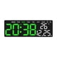 thumbnail image 1 of Reloj despertador digital Reloj digital LED Reloj de escritorio eléctrico doméstico Versátil para sala de estar Estante de escritorio Interior Al lado Concha blanca, 1 of 9