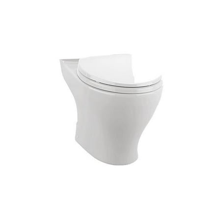 CT412F-01 Aquia Dual Flush Toilet Bowl, Cotton
