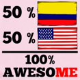thumbnail image 2 of CafePress - Half Colombian Half American Body Suit - Long Sleeve Cotton Baby Bodysuit, 2 of 4