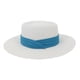 thumbnail image 1 of Minnieouse Sombrero de paja de verano de ala ancha, transpirable, para acampar al aire libre, Picnic, pesca, viajes, playa, moda, tapa plana, gorra Sombreros Blanco azul NO9 Minnieouse AP012495-09, 1 of 6