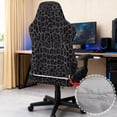thumbnail image 5 of KUIFORTI Leopard Print Gaming Chair Covers Slipcovers with Armrest Covers Durable Soft Computer Chair Slipcover Set Universal Fit Gaming Chairs Protector for Office and Computer Chairs, 5 of 7