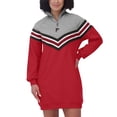 thumbnail image 4 of Women's WEAR by Erin Andrews  Red/Heather Gray Atlanta Falcons Chevron Stripe Dress, 4 of 5