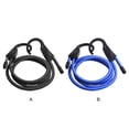 thumbnail image 3 of Toystoory Correa elástica de cuerda elástica con gancho de acero para sujetar de forma segura bicicleta o equipaje que sea resistente Almacenamiento y organización del hogar 1.5 metros negro, 3 of 6