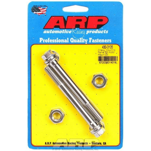 ARP INC. 430-3105 CHEVY, MOUNT TO FRAME, SS MOTOR MOUNT BOLT KIT