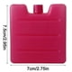 thumbnail image 3 of 6 Pack Random Color Freezer Blocks Ice Brick Pack Ice Block Plastic Mini Refrigerated Ice Box for Travel Picnic Camping, 3 of 5