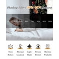 thumbnail image 5 of Watercolor Flowers Blackout Curtains 45 Inches Long for Bedroom, Farmhouse Floral Vintage Black Thermal Insulated Room Darkening Black Out Window Curtain Panels Grommet Drapes for Living Room, 5 of 8
