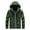 Green, variant on Fesfesfes Men's Waterproof Jacket Dirt-proof Wind-proof Outerwear Tear-resistant Zipper Casual Warm Jacket Under $10