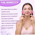 thumbnail image 2 of Botao Facial Ice Globes, Facial Roller Massager, Cooling Massage Balls for Face and Eyes Swelling Body Massager Tool (2pcs, Pink), 2 of 5