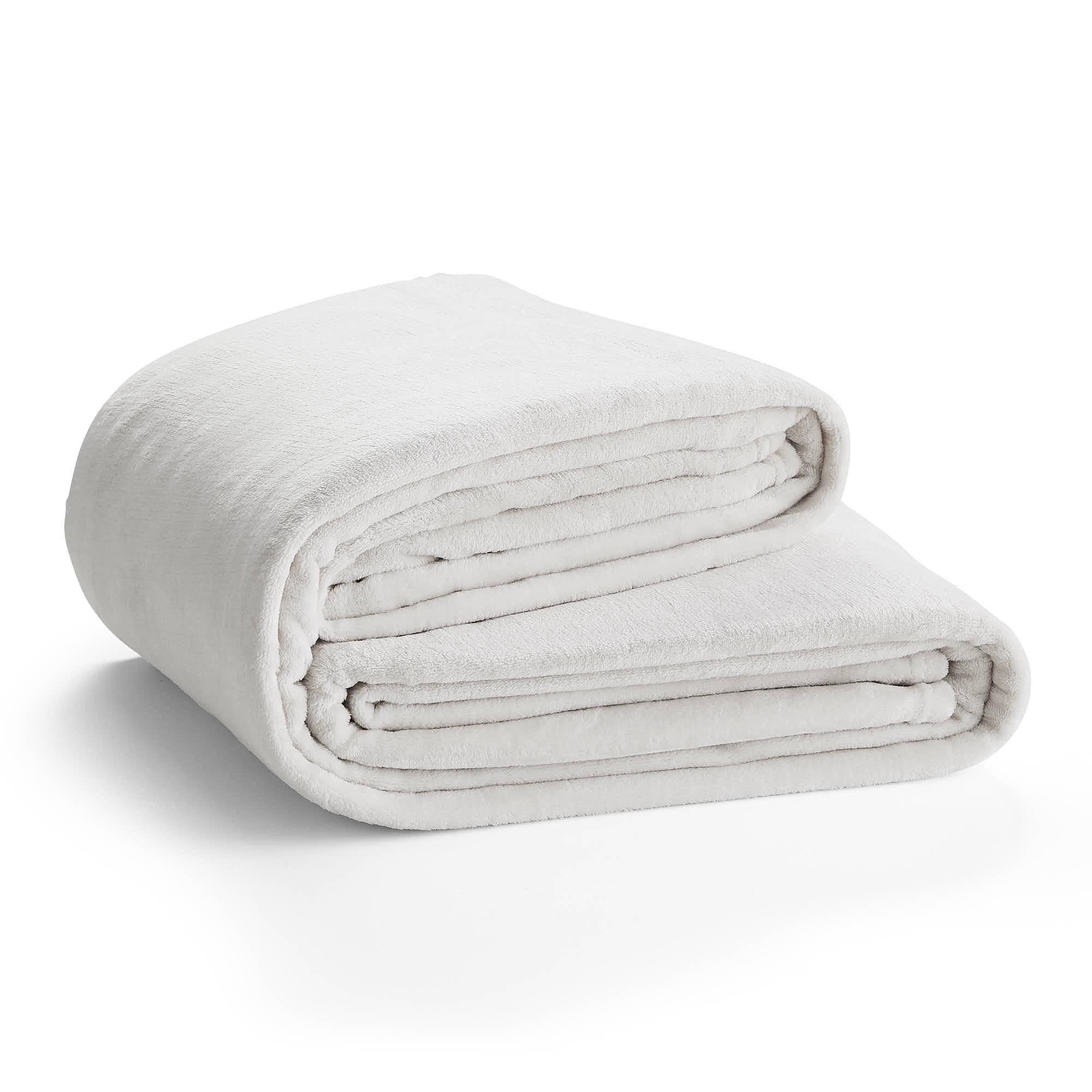 GuestSupply US  Centex Ribbed Fleece Blanket, Queen 90x90, 2.73