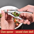 thumbnail image 2 of Clam Opener Tool Opening Knife Shucker - Clam Opener - Blood Clam Pliers for Restaurant & Home - Tool Opening Bottle - Tool Opening Pliers Shucker with Spring, 2 of 6