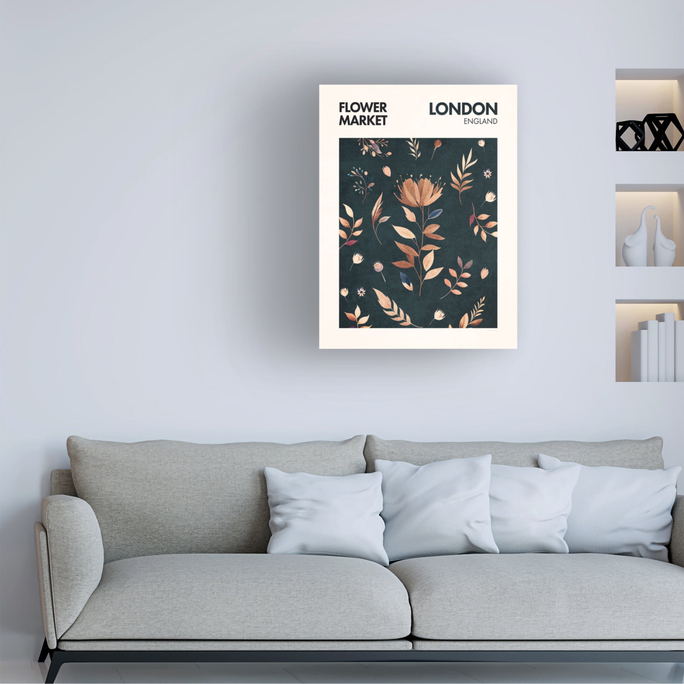 Trademark Fine Art Emel Tunaboylu Rectangle 12 Canvas Wall Art