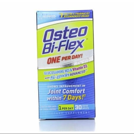 Osteo Bi-Flex Un Glucosamine par jour HCI et vitamine D3 Caplets 30 capsules (pack de 2)