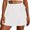 *White, variant on Binmer Women’s High Waist Pleated Skort Shorts with Built in Shorts,Casual Skort with Pockets Army Green,Women's Plus L